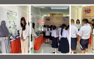 สาขาเทคโนโลยีชีวภาพออกบูทประชาสัมพันธ์ ณ โรงเรียนวิทยาศาสตร์ จุฬาภรณราชวิทยาลัย ปทุมธานี