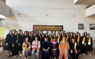 ขอแสดงความยินดีกับบัณฑิตสาขาวิชาเทคโนโลยีชีวภาพ ในโอกาสเข้ารับพระราชทานปริญญาบัตร ประจำปีการศึกษา 2567