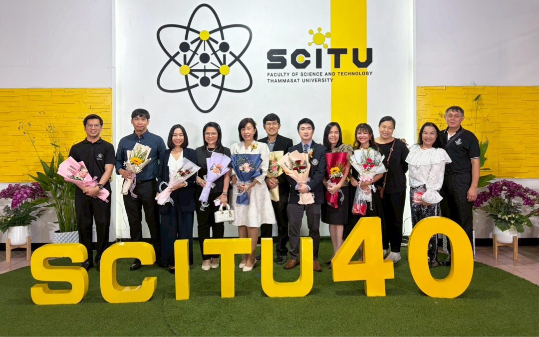 ขอแสดงความยินดีกับอาจารย์ ศิษย์เก่า และเจ้าหน้าที่ประจำสาขาวิชาเทคโนโลยีชีวภาพ ที่ได้รับรางวัลในโอกาสวันสถาปนาคณะวิทยาศาสตร์และเทคโนโลยี มหาวิทยาลัยธรรมศาสตร์ ครบรอบ 40 ปี